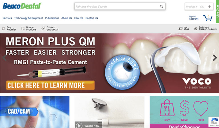 Equipment supplies and Hardware of Benco Dental