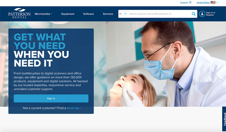 Equipment supplies and Hardware of Patterson Dental